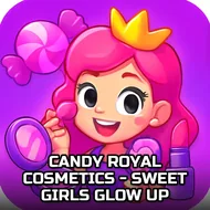 Candy Royal Cosmetics - Sweet Girls Glow Up - ASMR Makeover game